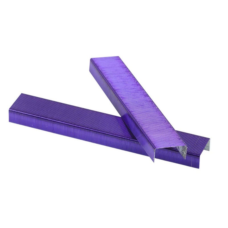 JAM PAPER Standard Size Colorful Staples - Violet Purple - 5000/box - Image 4